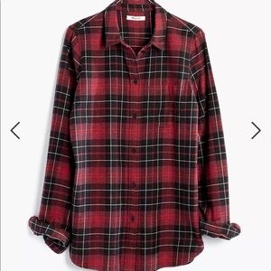 Madewell slim flannel
